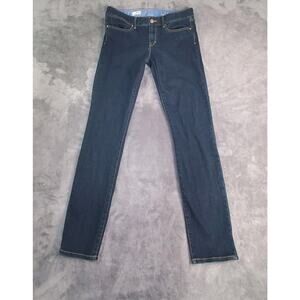 Gap 1969 Jeans Womens Sz 30 Always Skinny Stretch Denim Slim Fit Pants Blue C8